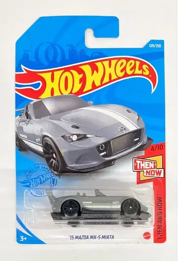 MATTEL HOTWHEELS THEN AND NOW 4/10 GTC67 '15 MAZDA MX-5 MIATA/실버 129/250