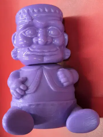 LULUBELL TOYS Grody Shogun 커스텀 소프트 비닐 보라색 성형/미도색 110mm