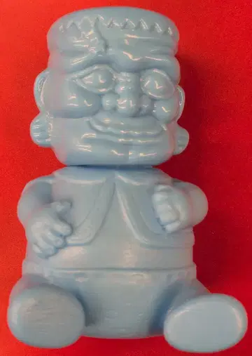 LULUBELL TOYS Grody Shogun 커스텀 소프트 비닐 파랑 성형/미페인팅 110mm