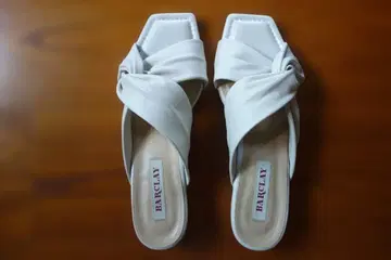 버클레이 BARCLAY 소프트 튜브 레더 로우힐 샌들 24cm