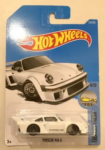 MATTEL HOTWHEELS FACTORY FRESH PORSCHE 934.5/화이트 4/10