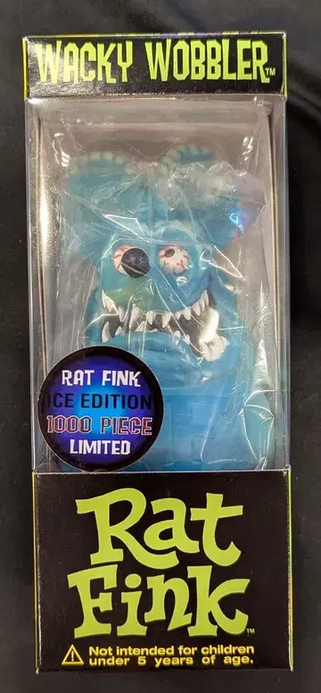 FUNKO WACKY WOBBLER RATFINK ICE EDITION