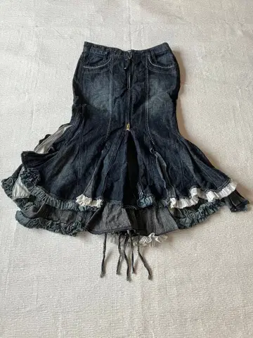 마리떼 프랑소와 저바도 데님 스커트