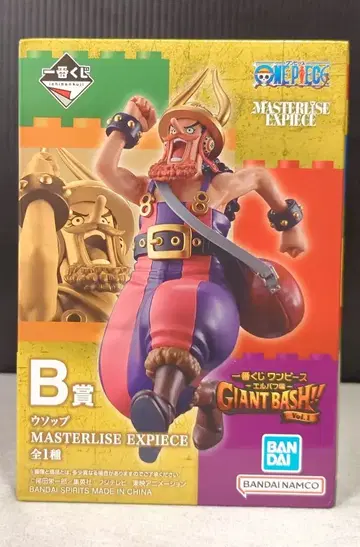 BANDAI SPIRITS 제일복권 원피스 -엘버프 편- GIANT BASH!! Vol.1 B상 우솝 MASTERLISE EXPIECE