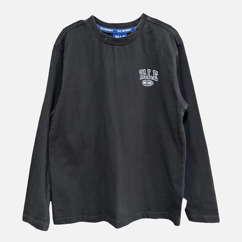 YALE 블랙 키즈 긴팔티 140 N7975