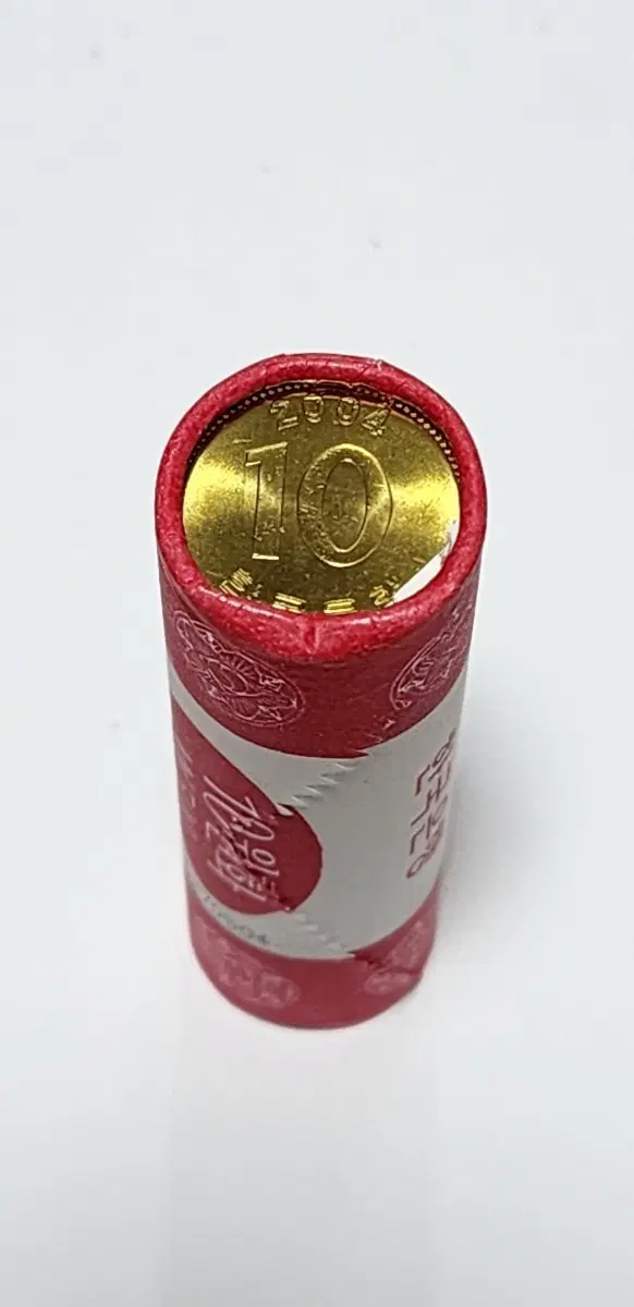 2004년  (구)10원 주화               1롤