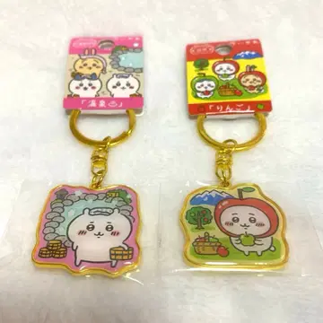 치이카와 (먼작귀) 지역 한정 키링 신슈 온천 지역 2개 세트