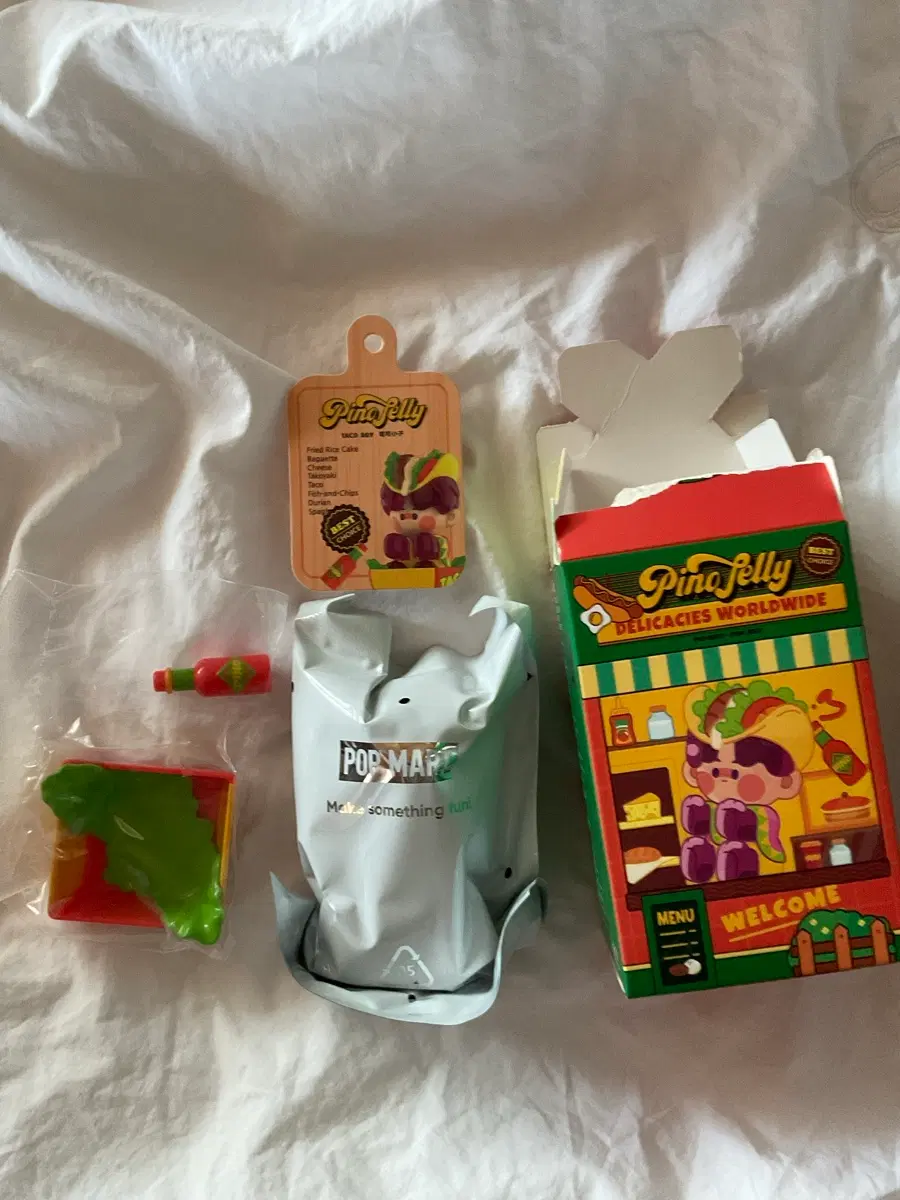 팝마트 피노젤리 맛잇는 세계 타코 피규어 popmart pino jelly taco