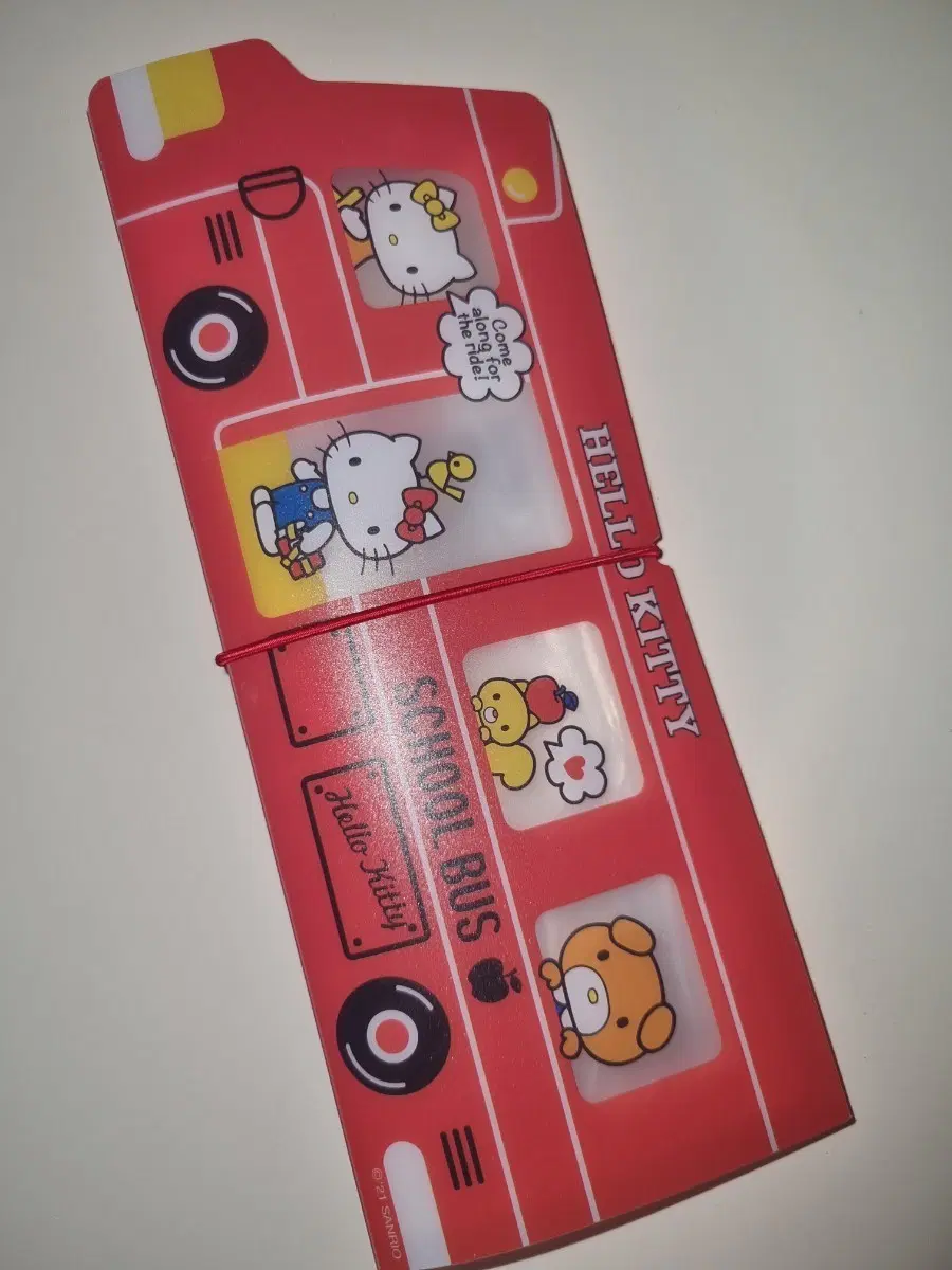 헬로키티 스쿨버스 스티커 파일