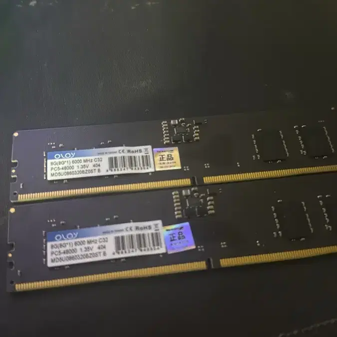Oloy DDR5 RAM 6000MHz CL32 8gb 2개 16gb