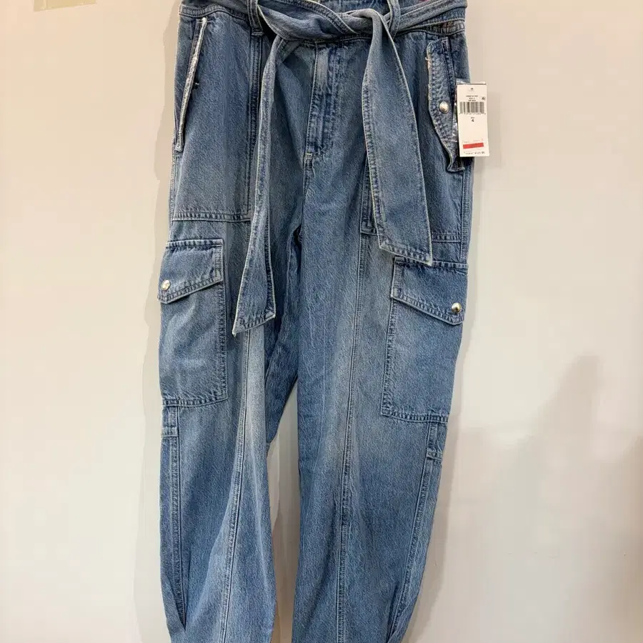 로렌 랄프로렌 청바지 카고 팬츠 벨트 포함