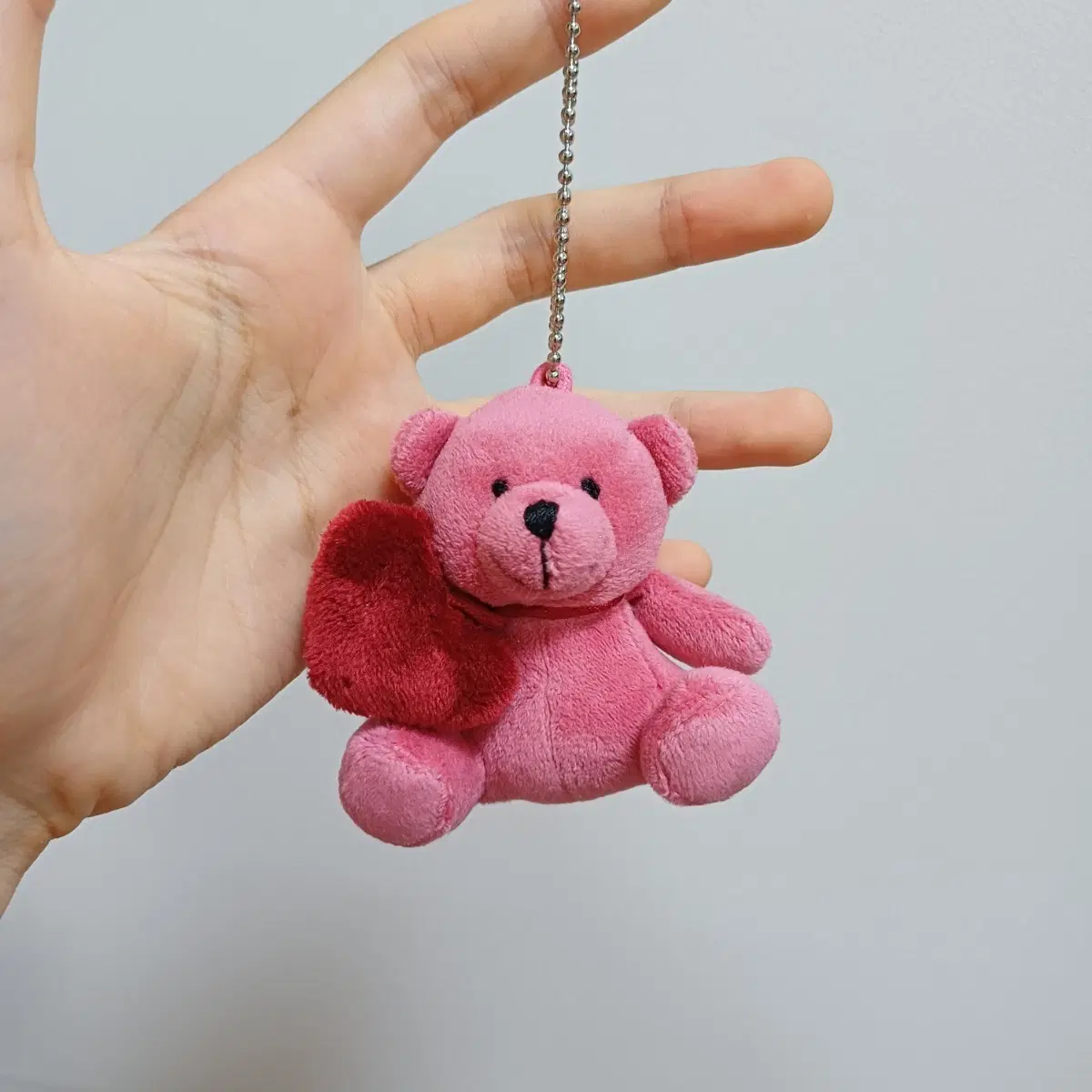 핑크 테디베어 곰 인형