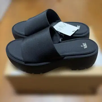 zara 통굽 샌들