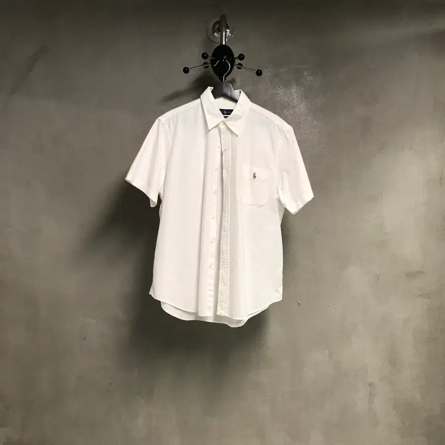 폴로 랄프로렌 반팔 셔츠 화이트 L