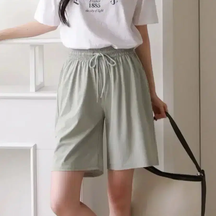 (블랙) 냉감 쿨맥스 밴딩 반바지