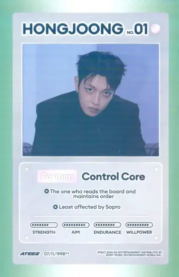 ATEEZ DIARY VER. HONGJOONG GOLDEN HOUR : Part.5 캐릭터