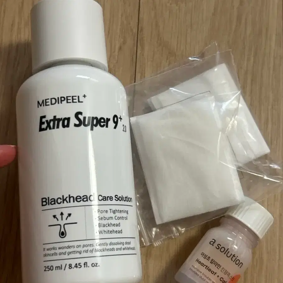 메디필 엑스트라 슈퍼 피지연화제 250ml+ 화장솜 세트 + 어성초 칼라민 진정스팟