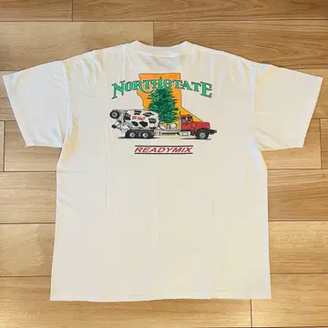 ONEITA 90s 기업 로고 빈티지 구제 의류 T셔츠 XL 싱글 스티치