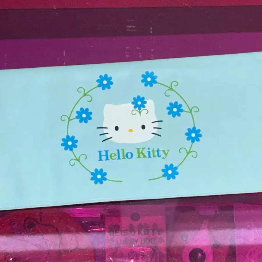고전키티 산리오 카오하나 꽃키티 지갑 파우치