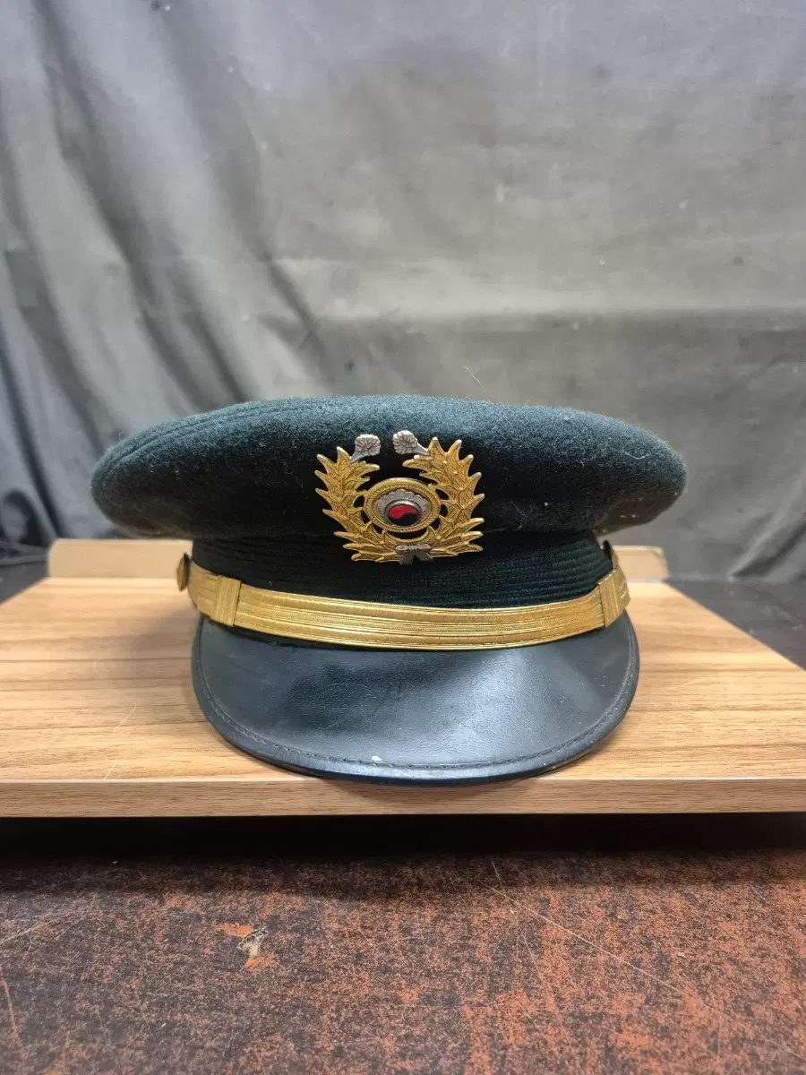1970-80년대 군용 모자 챙모자 금장 와펜 동복용 정모