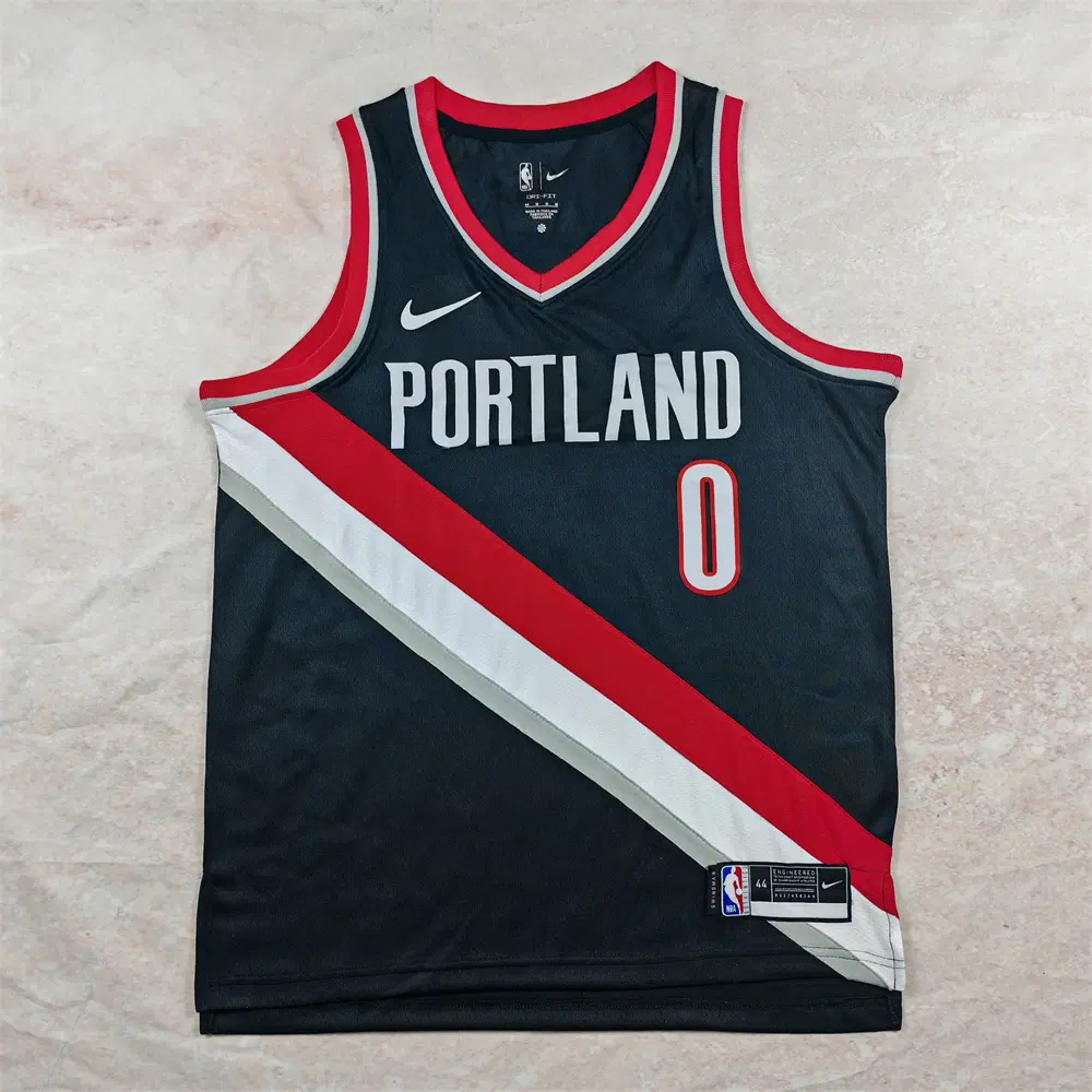 NBA 농구복 포틀랜드 트레일블레이저스 0번 리라드 블랙