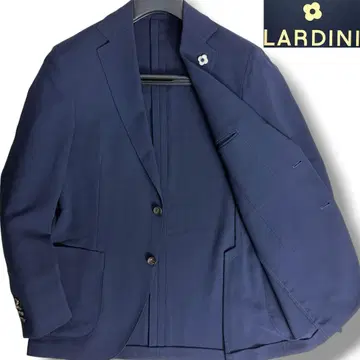 새상품급 라르디니 홉색 테일러드 자켓 네이비 48 J7311