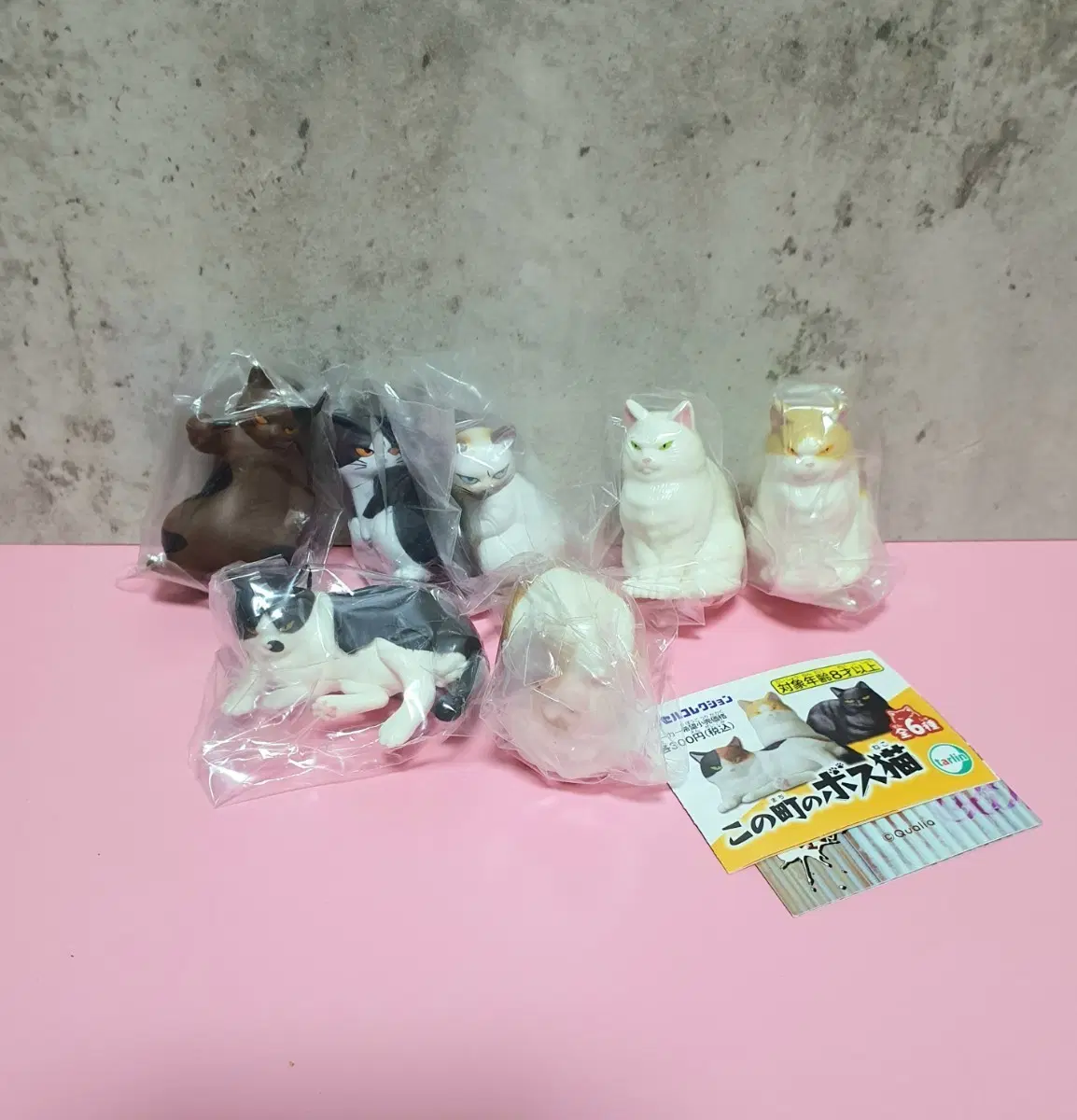 7종세트) 그레네코 불량고양이, 동네 보스고양이 가챠