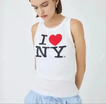 새상품 MOUSSY 탱크탑 I LOVE NY PATCH TANK