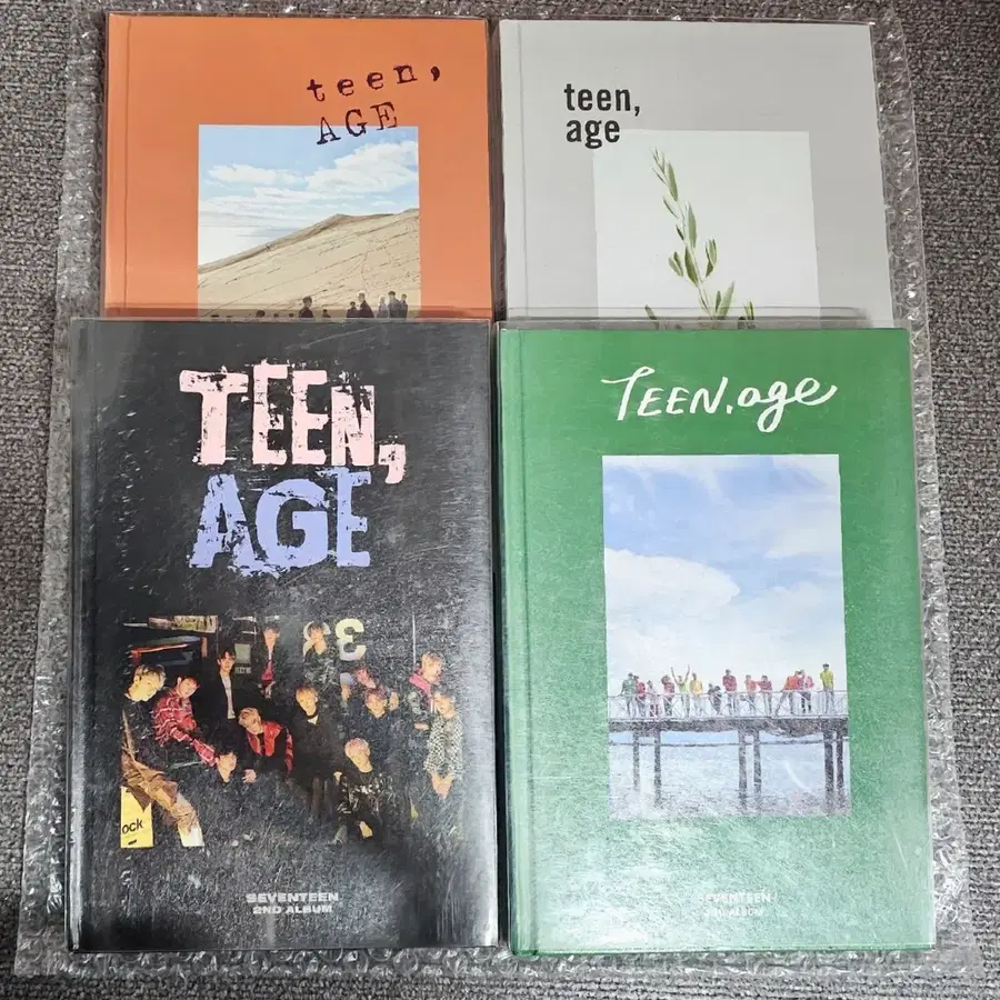 세븐틴 박수 틴에이지 앨범 세트 양도 TEEN AGE 앨범 4종