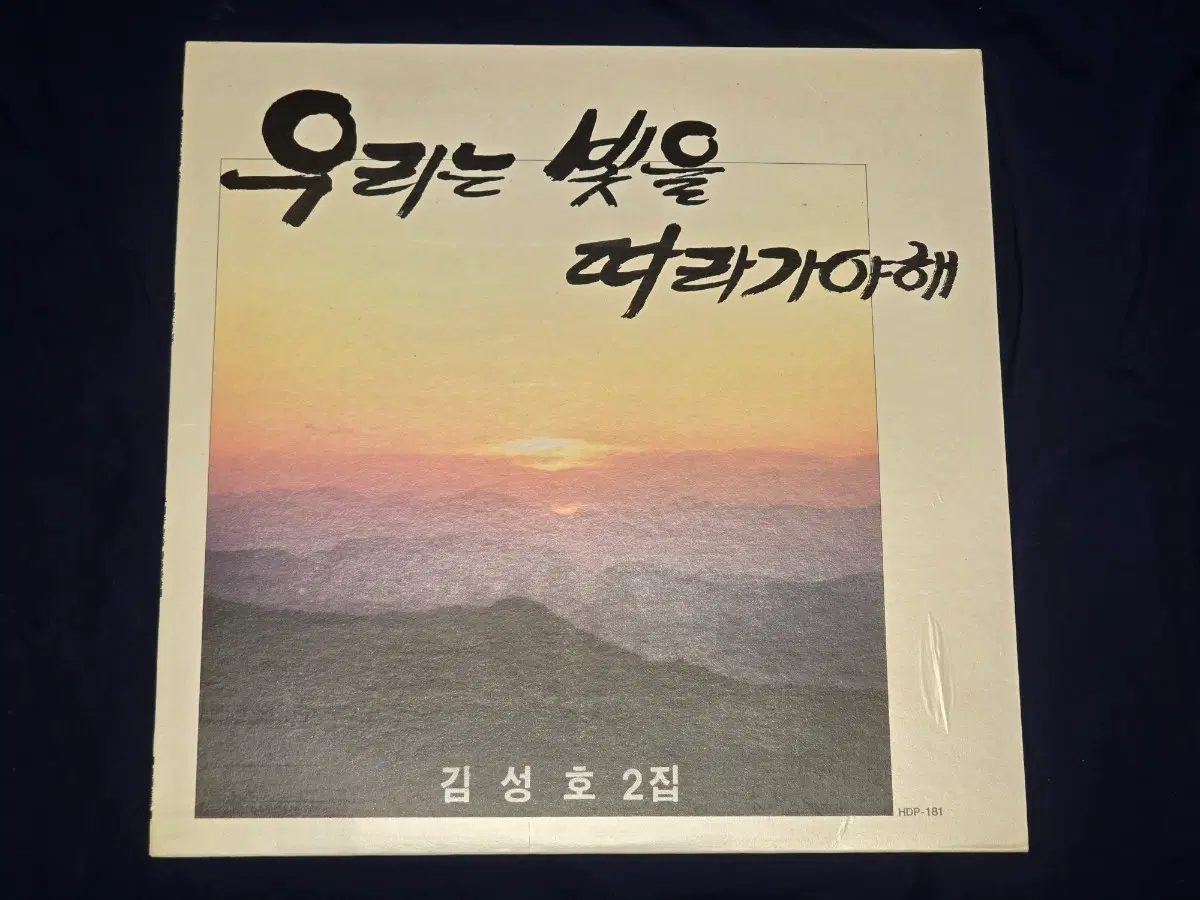 김성호 2집 - 우리는 빛을 따라가야해 (1991년 오리지널 초반)