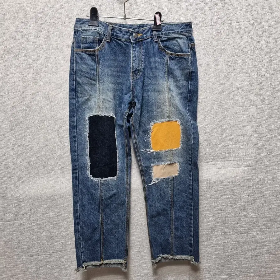 z443 청바지 패치 바지