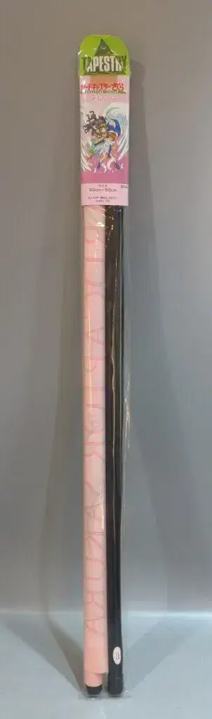 카드캡터 사쿠라 태피스트리 벚꽃&지세 애니메이션 그림/핑크 60cm x 90cm