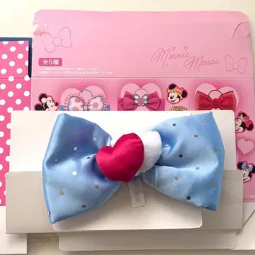 [ 당일 발송 ] 디즈니 리조트 미니 마우스 리본 머리끈 로맨스짱