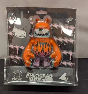 TOUMART 너클 베어 KNUCKLE BEAR (오렌지/블랙/보라색) 14cm
