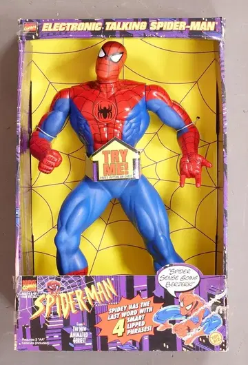 TOYBIZ ELECTRONIC TALKING SPIDER MAN