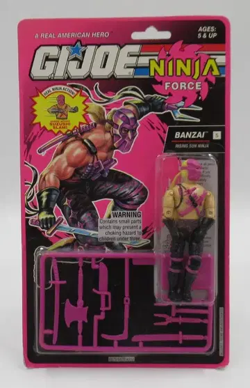 HASBRO NINJA FORCE BANZAI 3.5인치