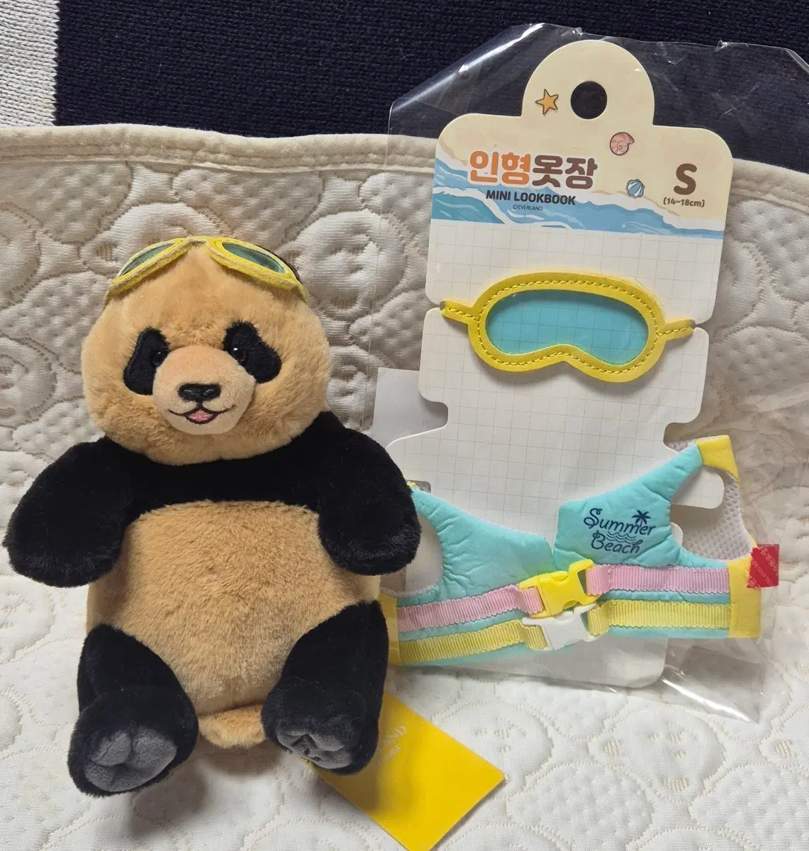 태닝 푸바오&구명 조끼(일괄)