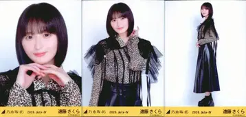 노기자카46 회장 한정판 브로마이드 엔도 사쿠라 2026.July-IV 오사카부ver. 코디 컴프