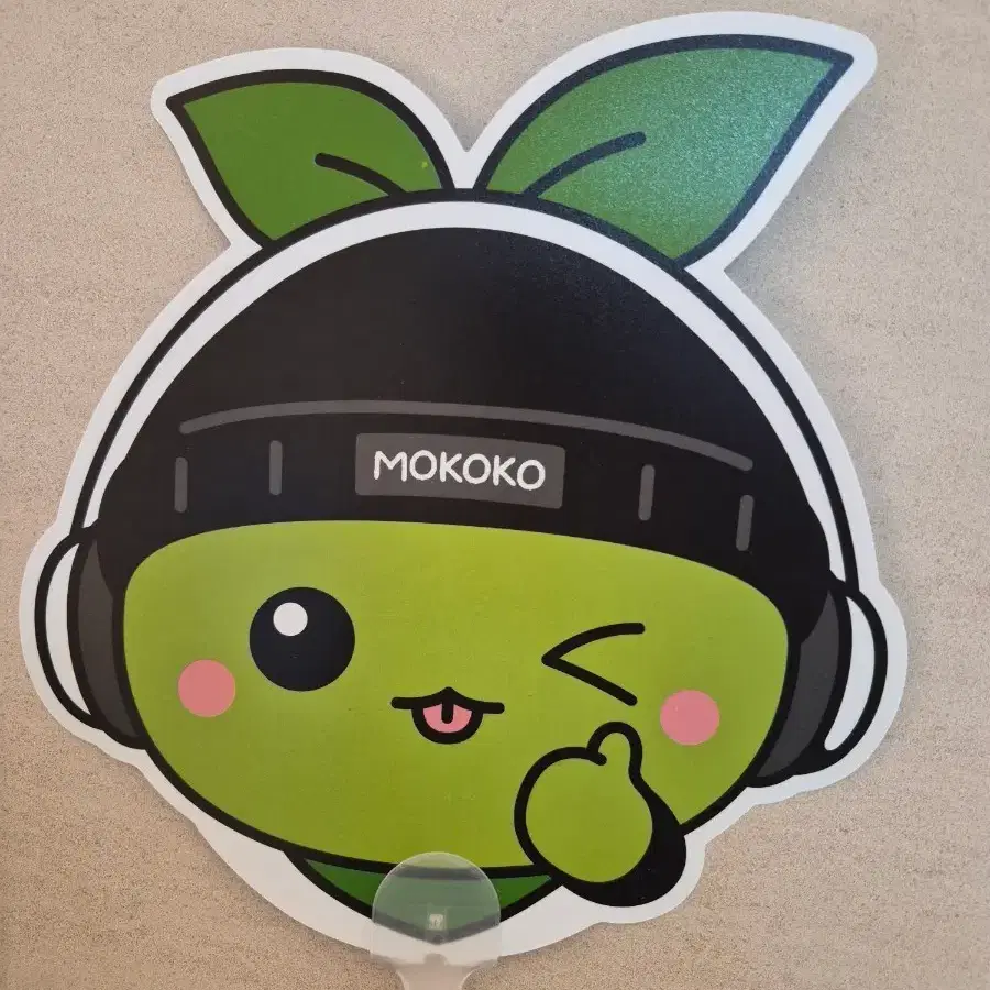모코코 캐릭터 부채