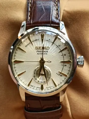 SEIKO PRESAGE 자동 와인딩 파워 리저브