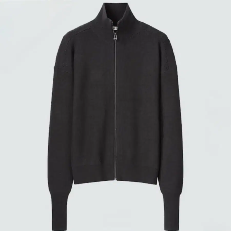유니클로U 메리노울집업 니트풀집업 블랙 XXL 르메르 유니클로 Lemaire UNIQLO