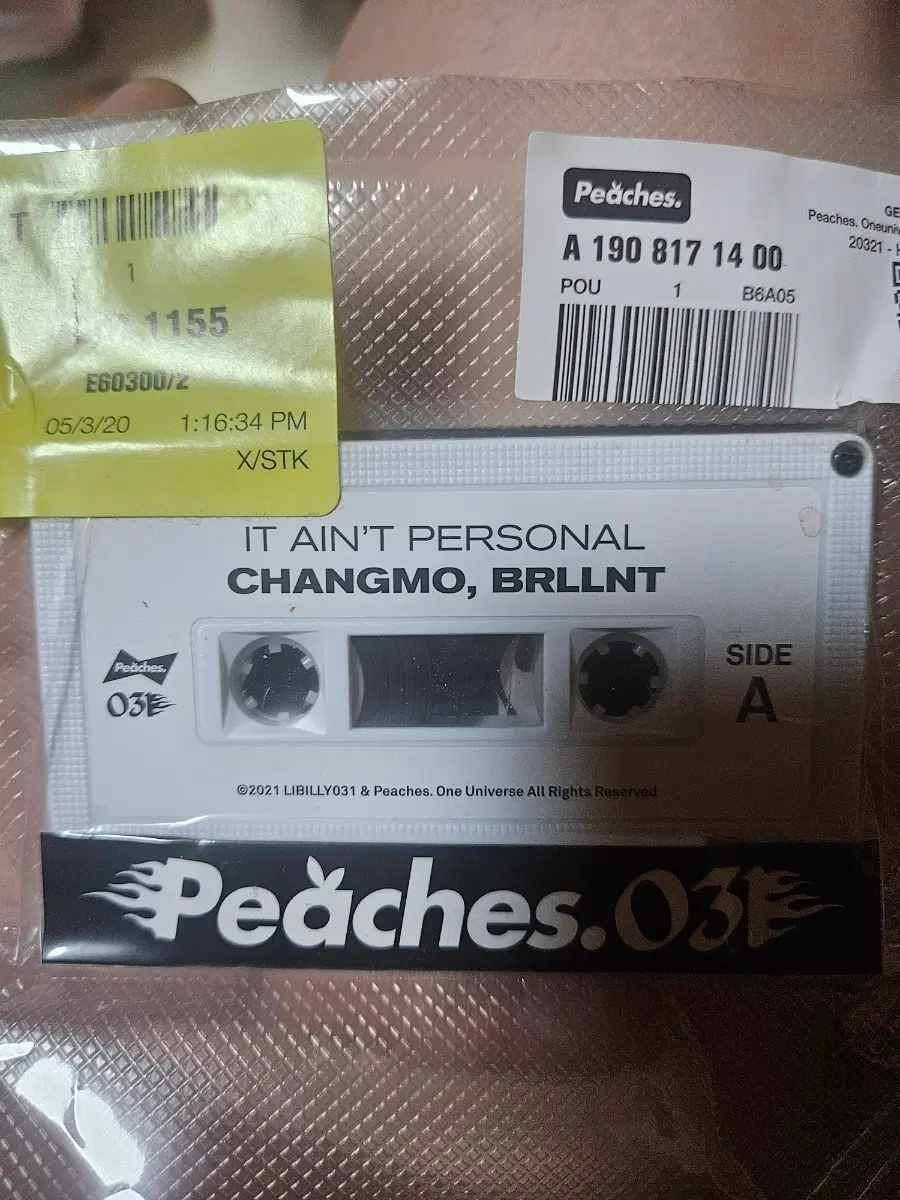 창모 IT AIN'T PERSONAL 카세트 테이프 한정반