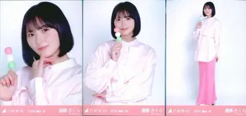 노기자카46 WebShop 한정판 엔도 사쿠라 2026.May-IV 벚꽃 컬러 코디 컴프