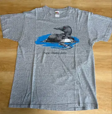 90s 1990년 New Hampshire 아비 새 애니멀 프린트T