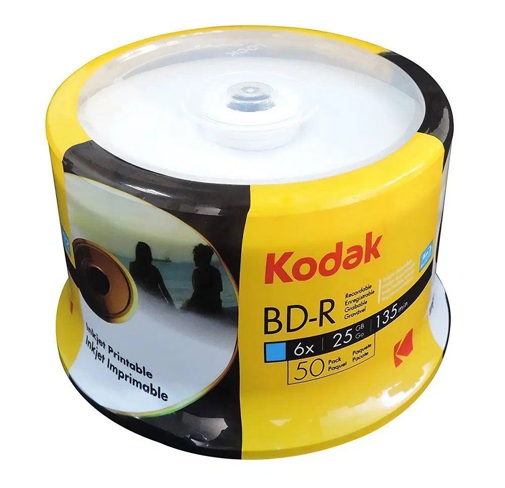 새제품 미개봉 코닥 블루레이 공미디어 BD-R 50팩 X 2개 100장 8만원 팝니다.