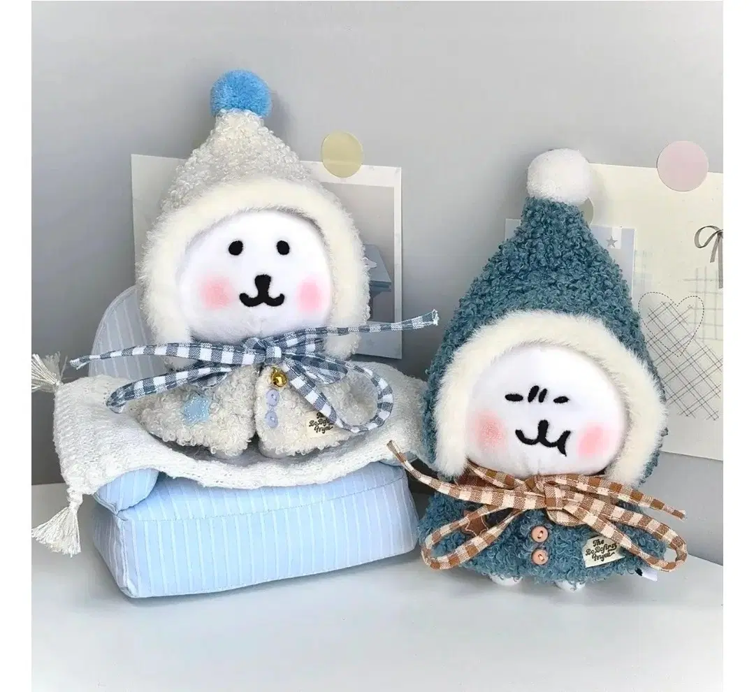10cm 솜인형옷 아이스크림 코코넛 화이트색상