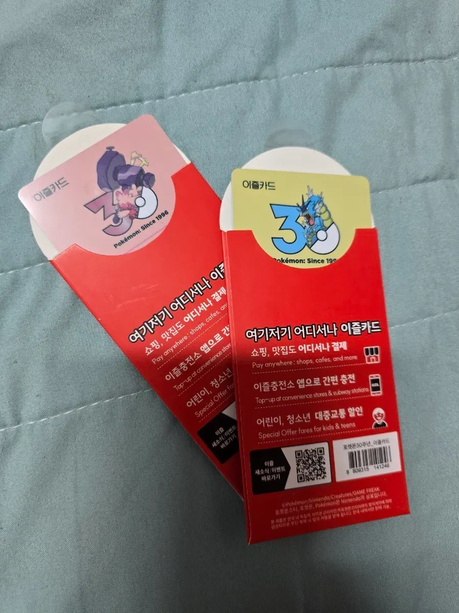 포켓몬 30주년 이즐카드 2종