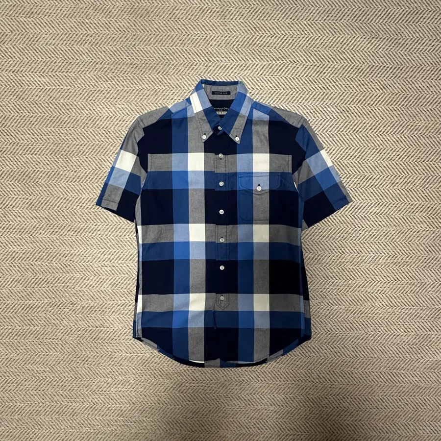 BEAMS slim shirt check
