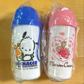 새상품 Sanrio 산리오 [ 포차코 마론 크림 ] 오시보리 케이스