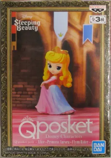BANDAI SPIRITS Q posket Disney Characters petit Alice Princess Aurora Flynn Rider 오로라 공주